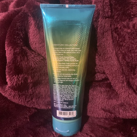 Bath & Body Works Tahiti Island Dream Ultra Shea Body Cream 8oz NEW - Picture 2 of 3